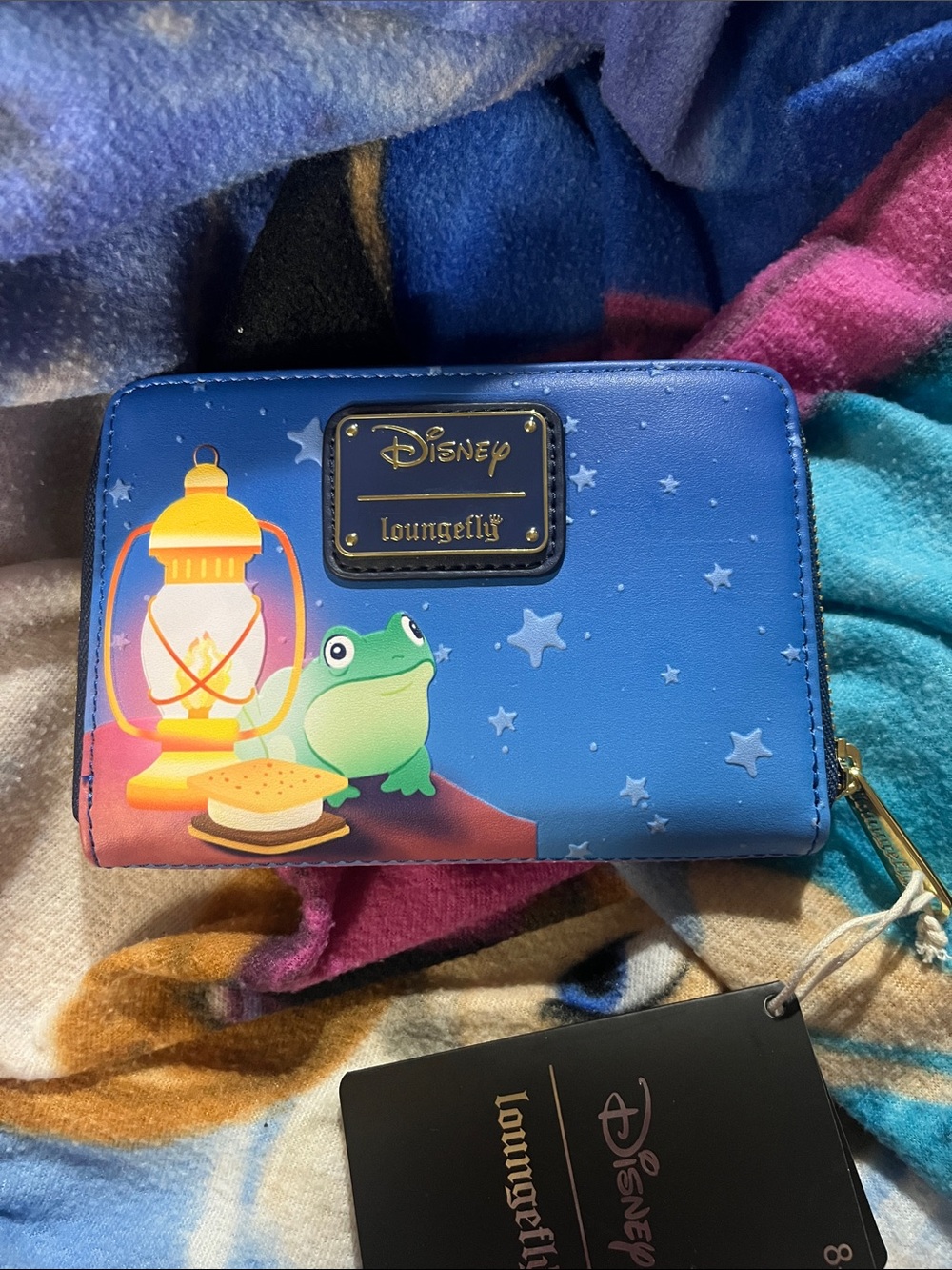 Loungefly Disney Stitch Camping Cuties zip-around wallet NWT